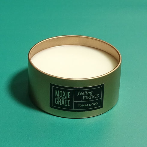 Tonka & Oud - Wickless Candle